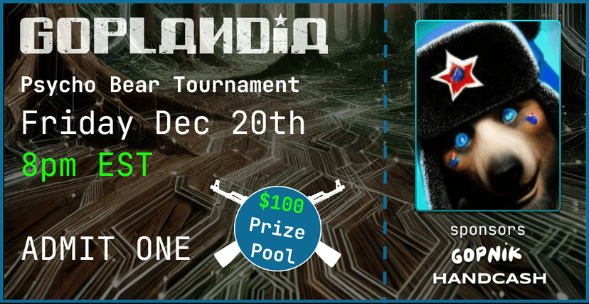 Psycho Bear Ticket image