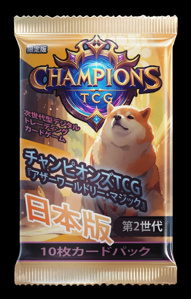 Generation 2 Japanese Card Pack Handcash Item