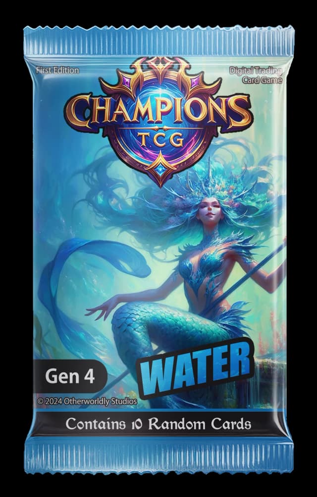 Generation 4 Water Card Pack Handcash Item